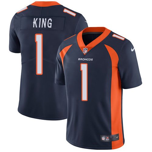 Nike Men & Women & Youth Broncos 1 Marquette King Navy Alternate NFL Vapor Untouchable Limited Jersey,We sell and wholesale Nike Men & Women & Youth Broncos 1 Marquette King Navy Alternate NFL Vapor Untouchable Limited Jersey on line form chian!